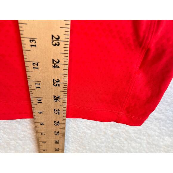 Nike Tiger Woods Polo Shirt Mens Large Red Dri Fit Golf Casual Performance - Picture 5 of 7